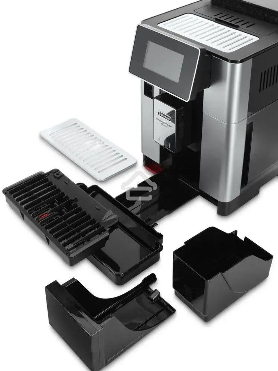 Кофемашина автоматическая DeLonghi ECAM610.55.SB черный/серебристый, исп. кофе - молотый/зерновой, 2.2 л, 1450 Вт, 19 Бар
