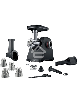 Мясорубка Bosch MFWS440B, 1900W, черный
