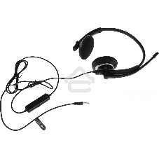 Наушники с микрофоном Acer OHW307 черный 1.8м накладные оголовье (ZL.HDSEE.002)