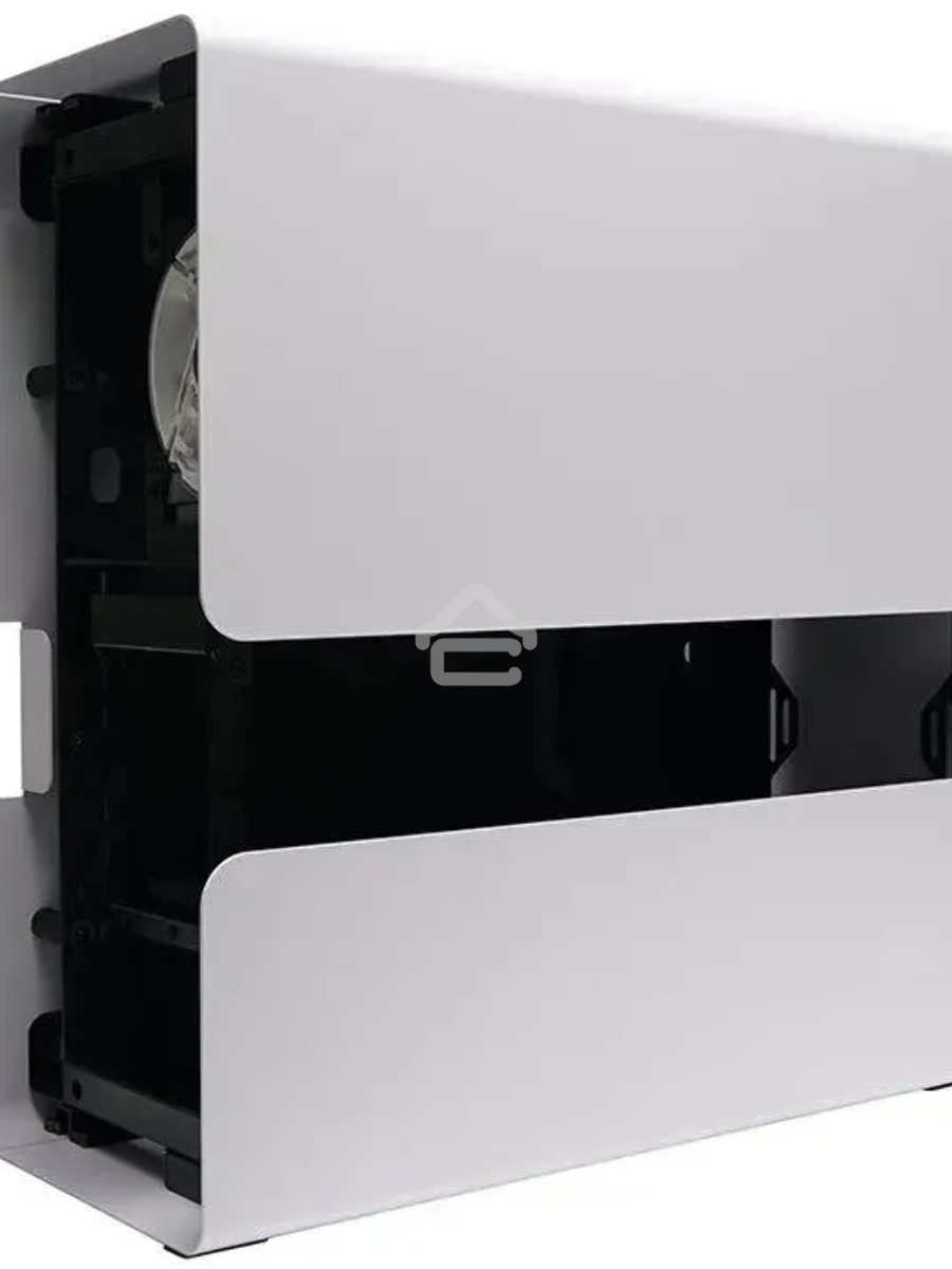 Компьютерный корпус Azza Cast белый без БП ATX 3x120mm 2x140mm 2xUSB3.0 audio bott PSU
