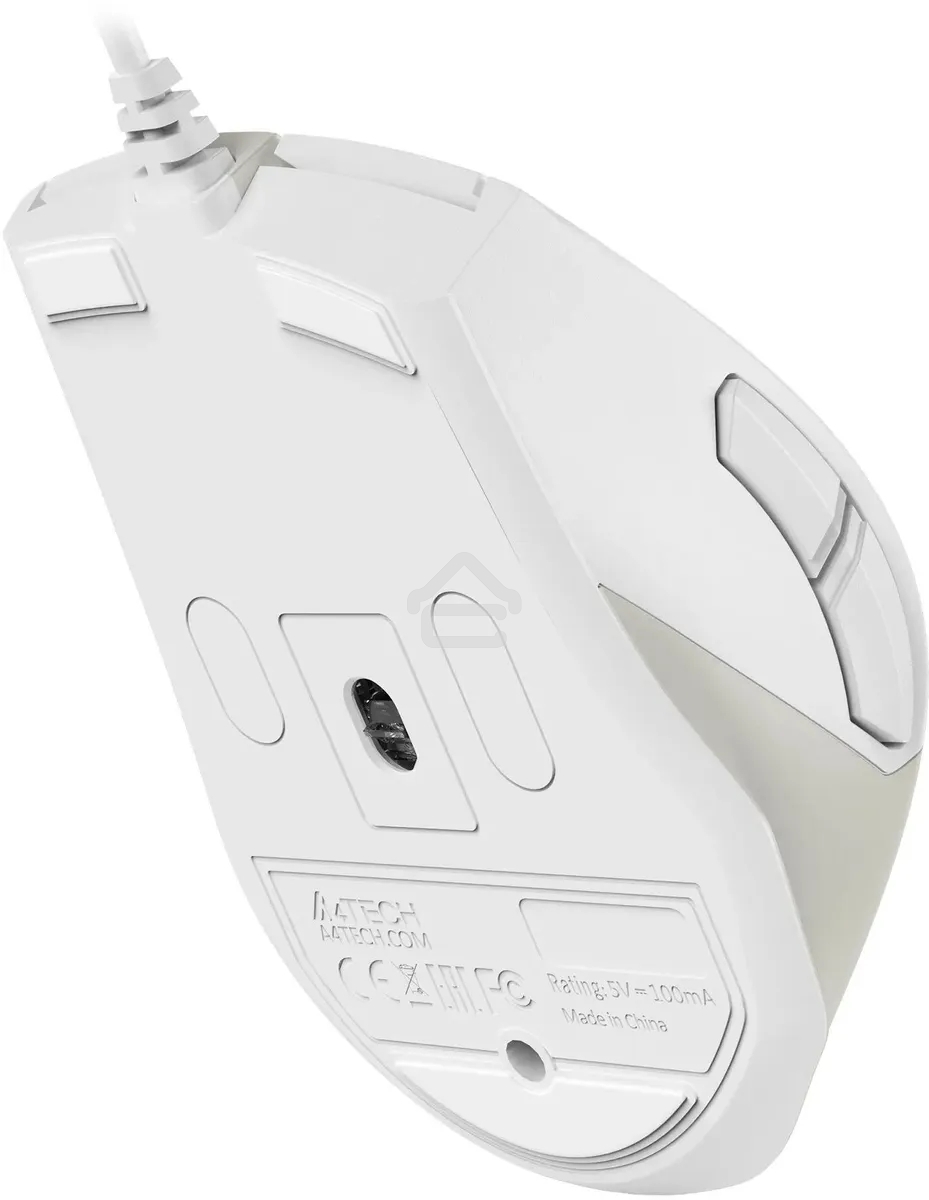 Мышь проводная A4Tech Fstyler FM45S Air бежевый, 2400 dpi, USB, кнопки - 7
