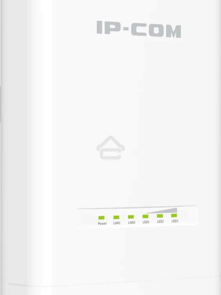 Наружная точка доступа IP-COM CPE12, 5 ГГц, до 867 Мбит/с, IP65, 1х12dbi, PoE, 2х1 Гбит/с, молниезащита 6000В