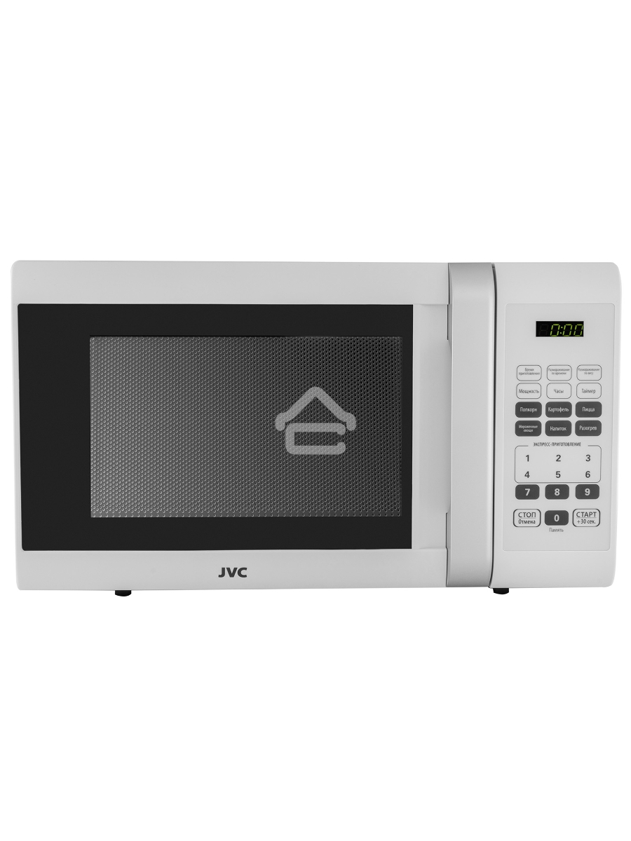 Микроволновая печь JVC JK-MW400S белый, 23 л, 800 Вт, переключатели - сенсор