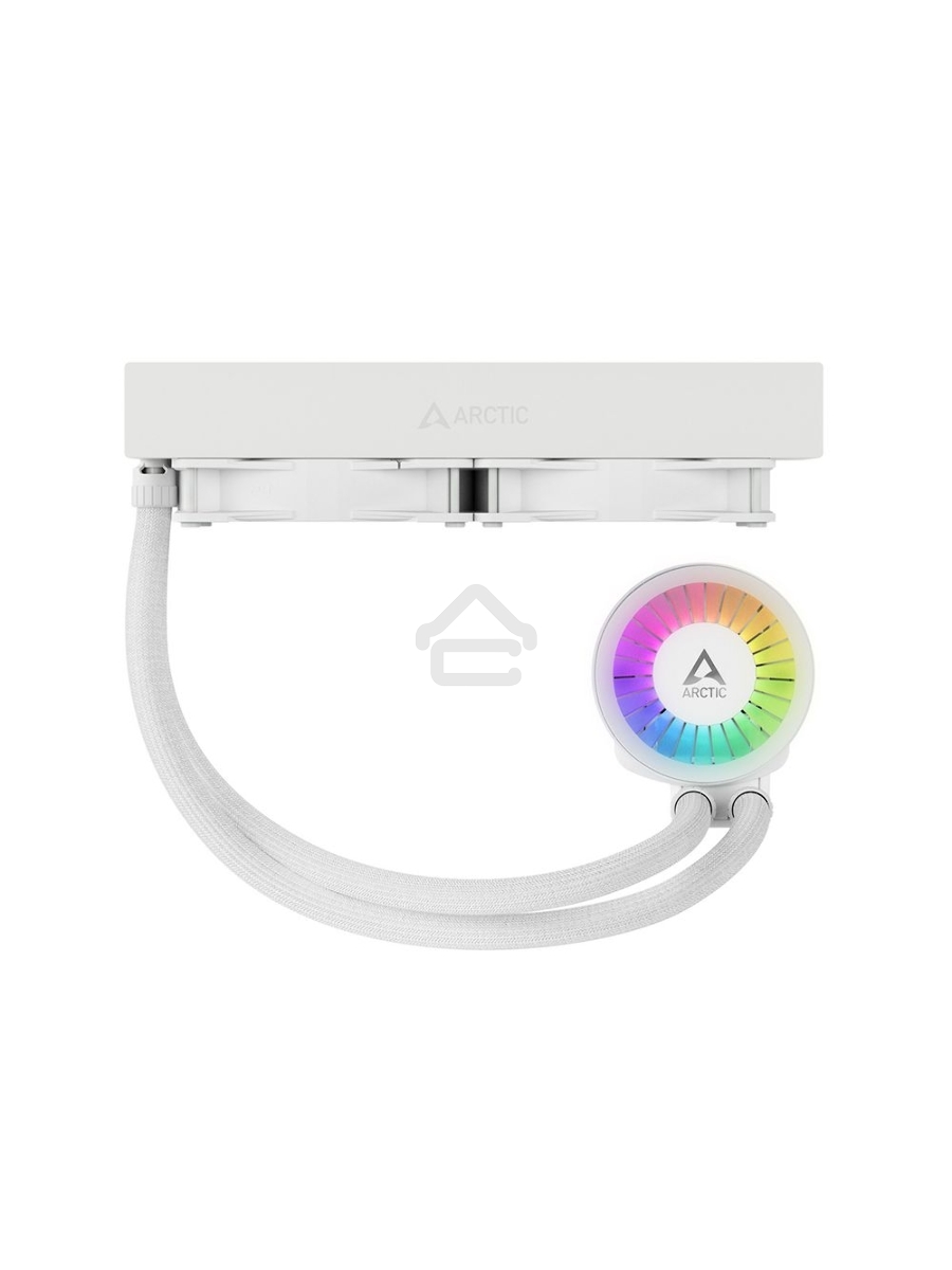 Жидкостная система охлаждения Arctic Liquid Freezer III 240 A-RGB белый, 120 мм, алюминий, 2800 об/мин, 25 дБ, 4 pin, 250 Вт