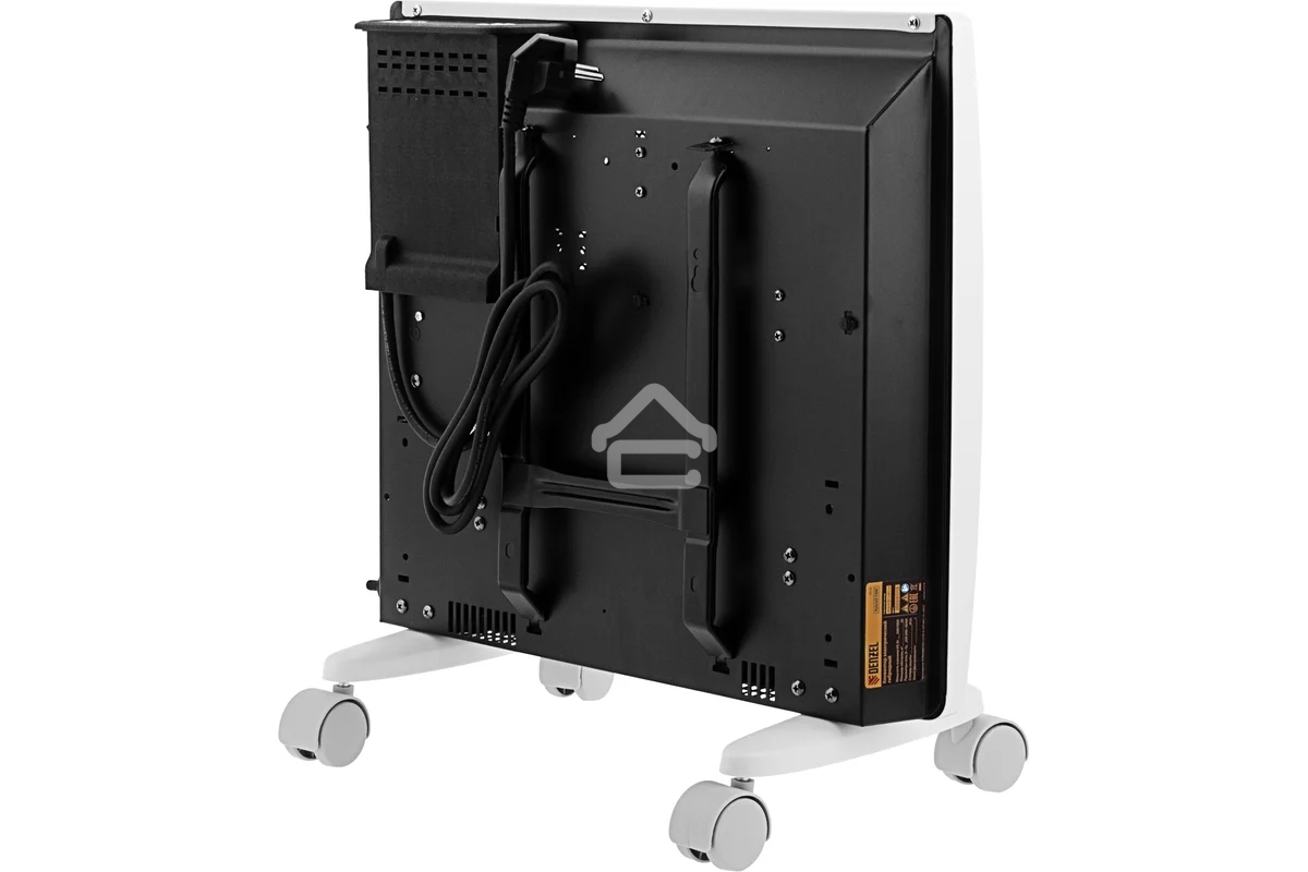 Конвектор электрический гибридный Denzel HybridX-1000 белый, 1000 Вт, 20 м2, термостат, дисплей