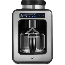 Кофеварка капельная BQ CM7000 черный/стальной, исп. кофе - зерновой/молотый, 0.6 л, 600 Вт