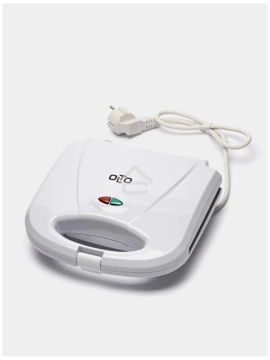 Вафельница OLTO WA-1017 750 Вт, антипригарное покрытие, защита от перегрева, белый