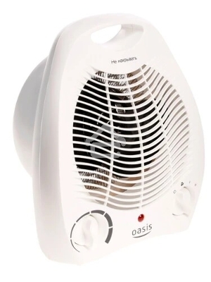 Тепловентилятор Oasis SB-20R белый, 2000 Вт, 20 м2