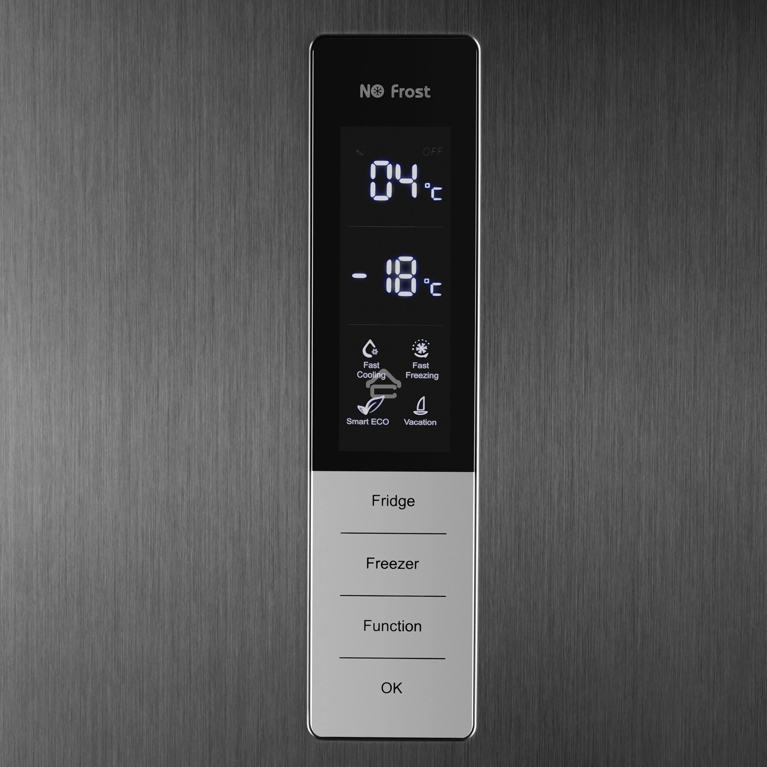 Холодильник Maunfeld MFF1857NFSB черный мат. инвертер двухкамерный 336/117л морозилка снизу