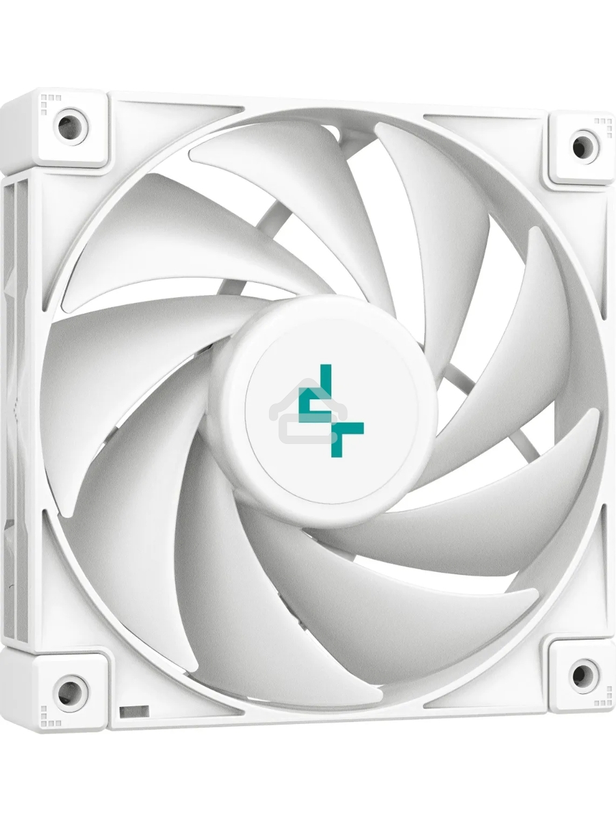 Кулер для процессора DEEPCOOL AK400 WH белый, 120 мм, алюминий/медь, 1850 об/мин, 29 дБ, 4 pin, 220 Вт, 155 мм