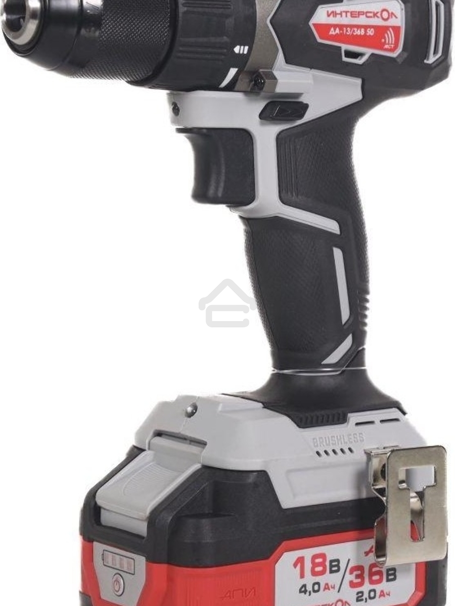 Дрель-шуруповерт аккумуляторная INTERSKOL DA-13/36V 50