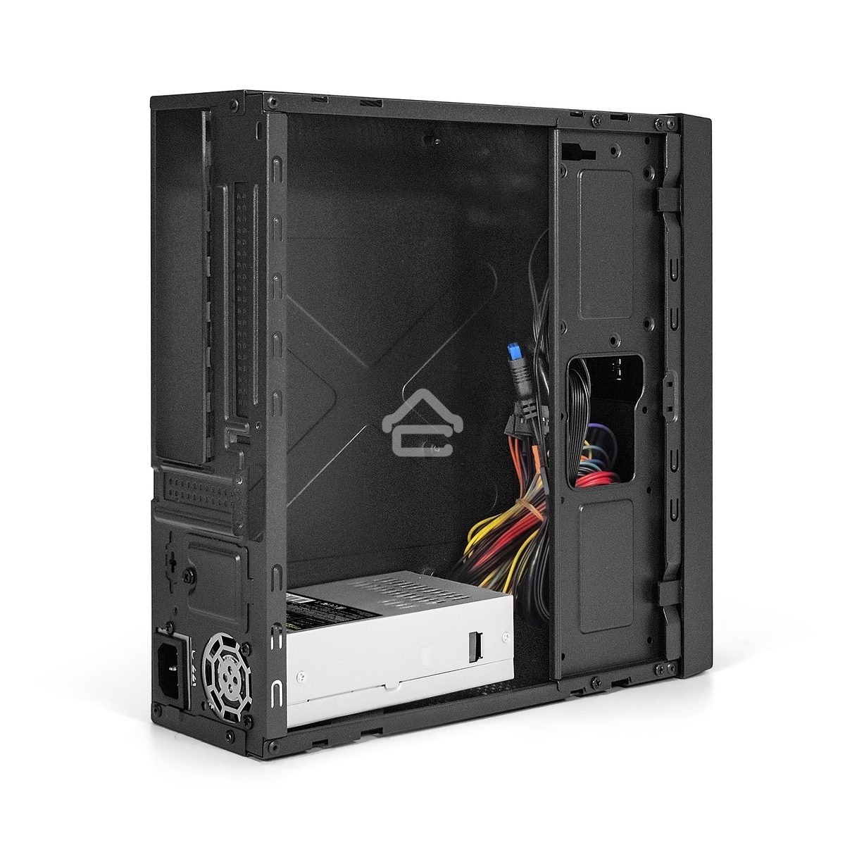 Компьютерный корпус Desktop ExeGate MI-301U-250 (mATX/mini-ITX, 1U-F250S 4см, 1хUSB+1хUSB 3.0, аудио, черный)