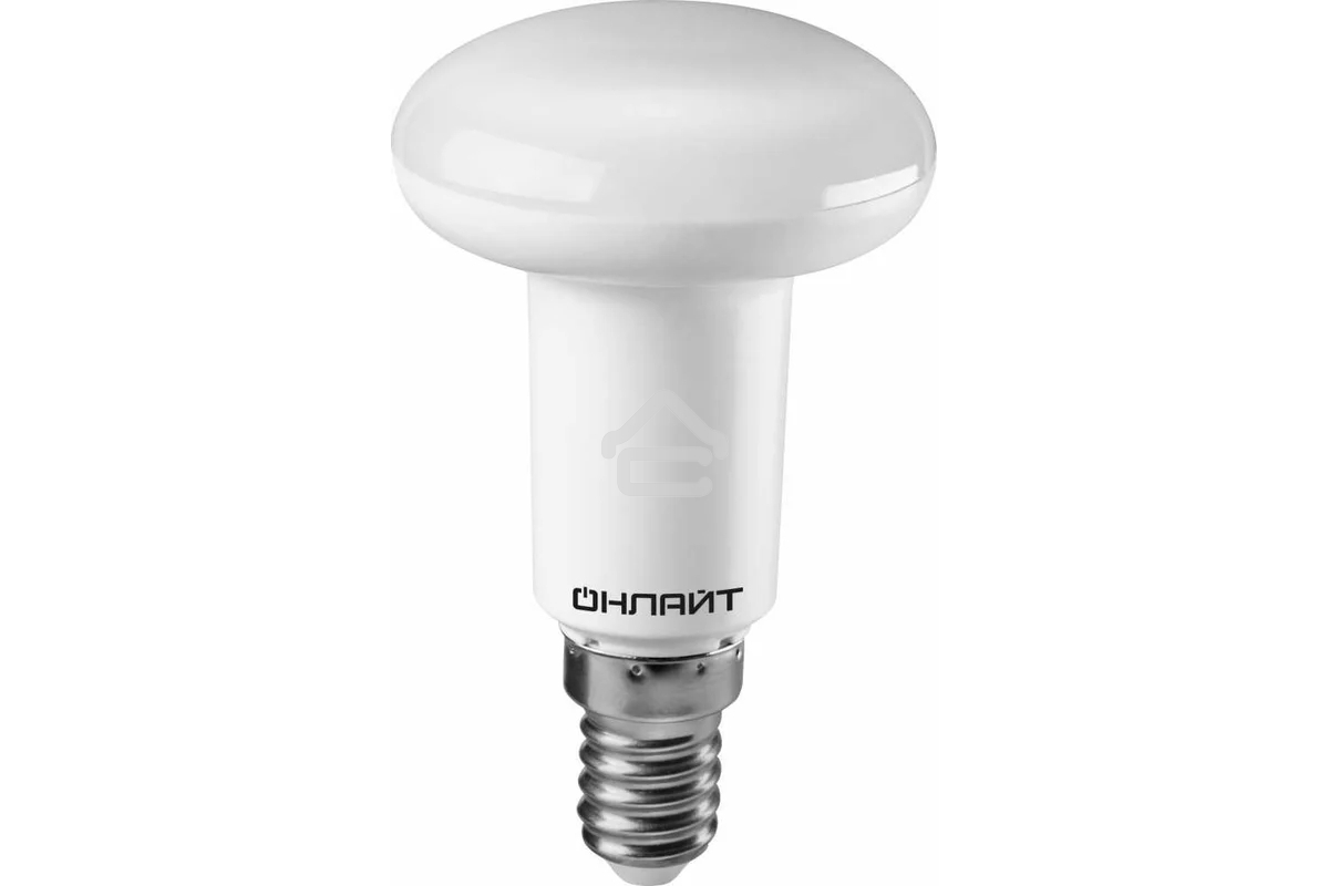 Лампа светодиодная ОНЛАЙТ OLL-R50-5-230-6.5K-E14 61142
