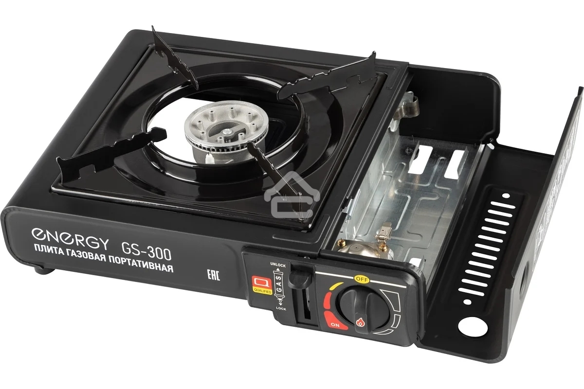 Плита настольная газовая портативная Energy GS-300 (2 типа подключения) (105311)