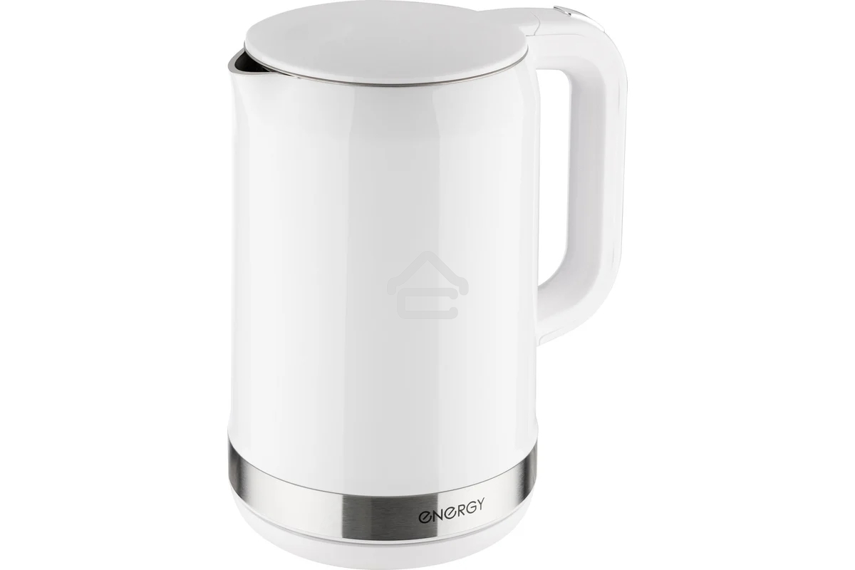 Чайник электрический Energy E-218 белый, диск 1,7 л