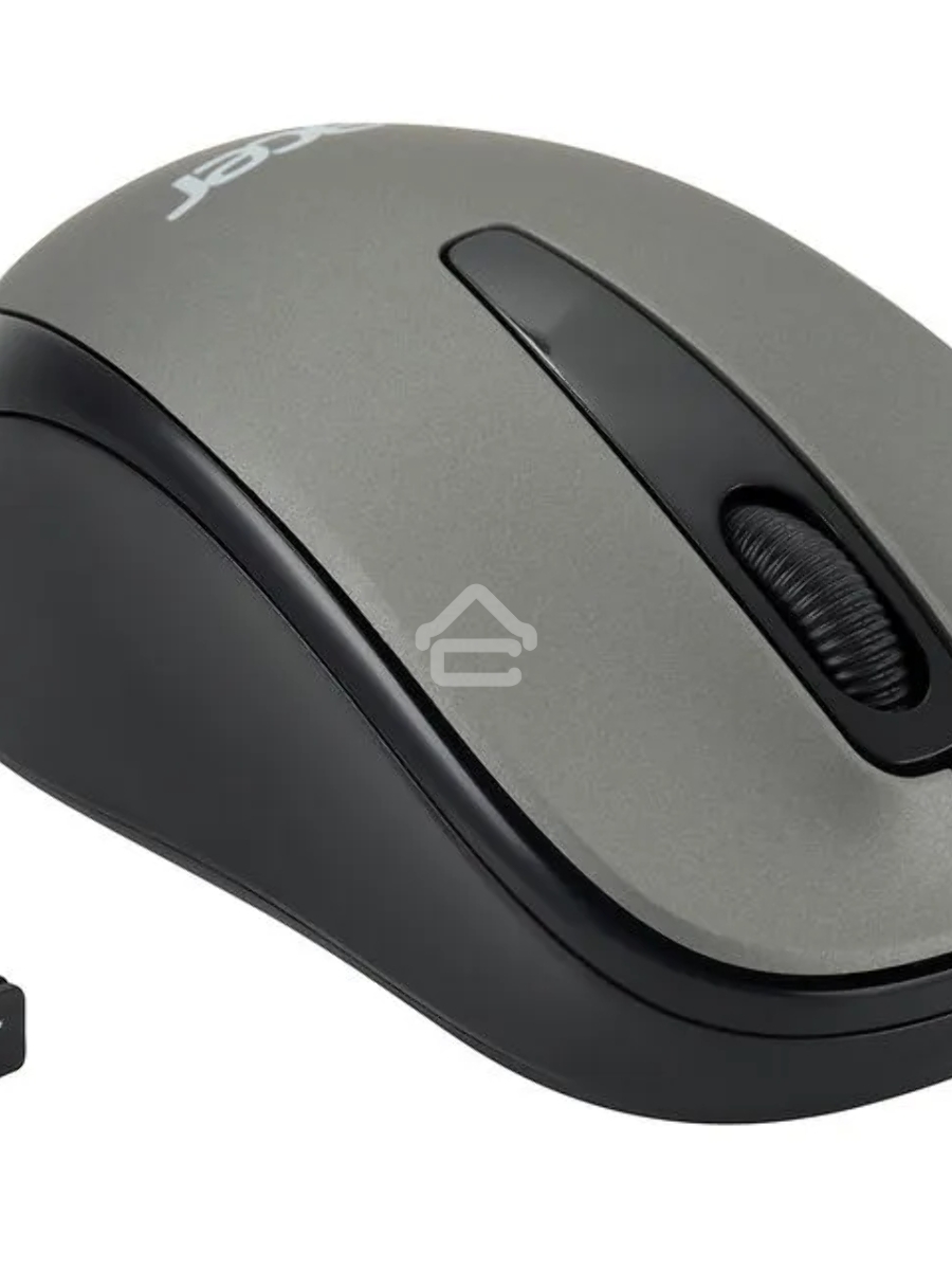 Мышь беспроводная Acer OMR134 серый, 1000 dpi, радиоканал, USB, кнопки - 3