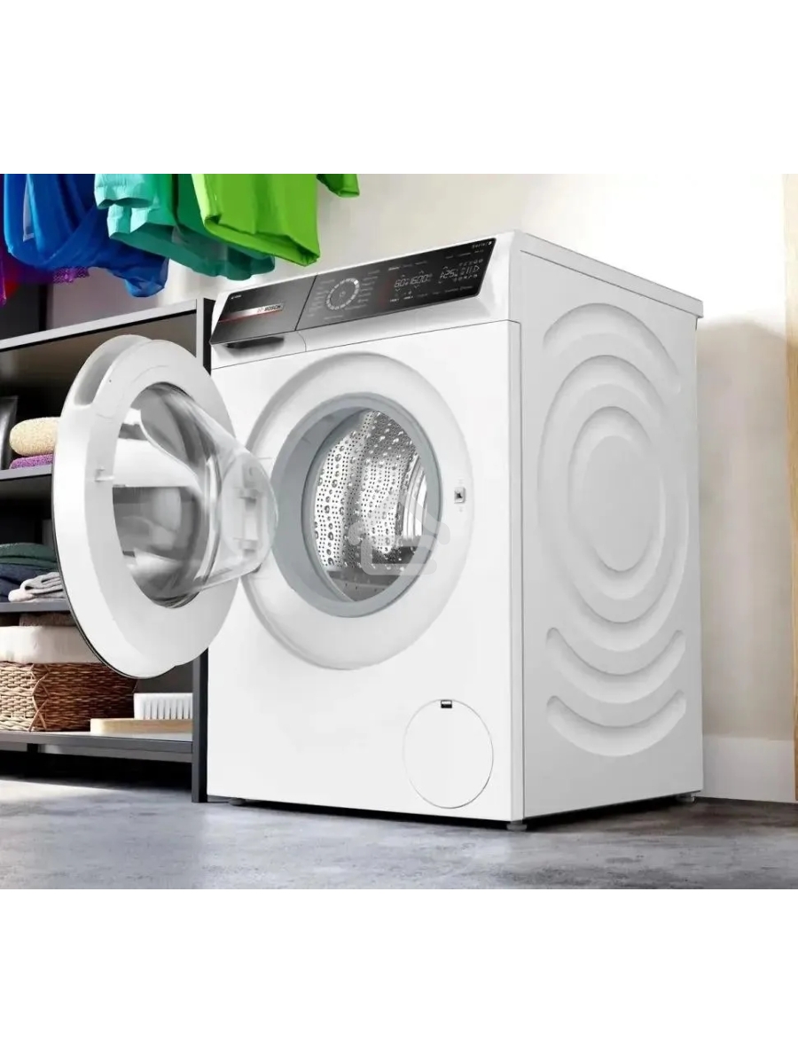 Стиральная машина Bosch Serie 8 WGB256A0ME белый, загрузка фронтальная 10 кг, 1600 об/мин., класс: А