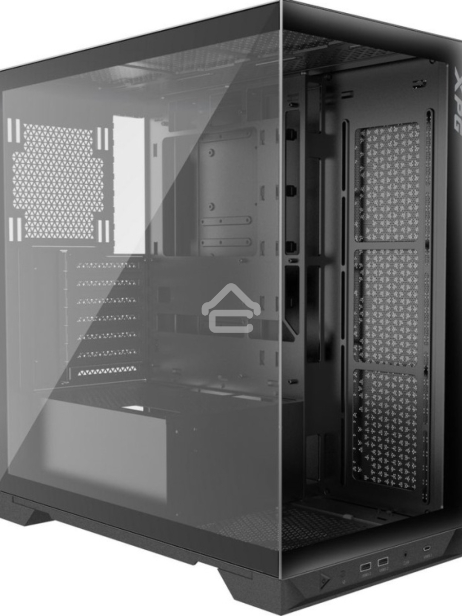 Компьютерный корпус XPG INVADER X BLACK (INVADERXMTWOF-BKCWW) Mid-Tower, Micro-ATX, Mini-ITX, Standard-ATX, USB 3.2 Gen2 Type-A, USB 3.2 Gen2 Type-C