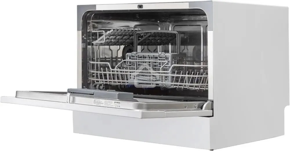 Посудомоечная машина Hyundai DT205 белый, 55 см, 6 компл., 49 дБ, класс A+