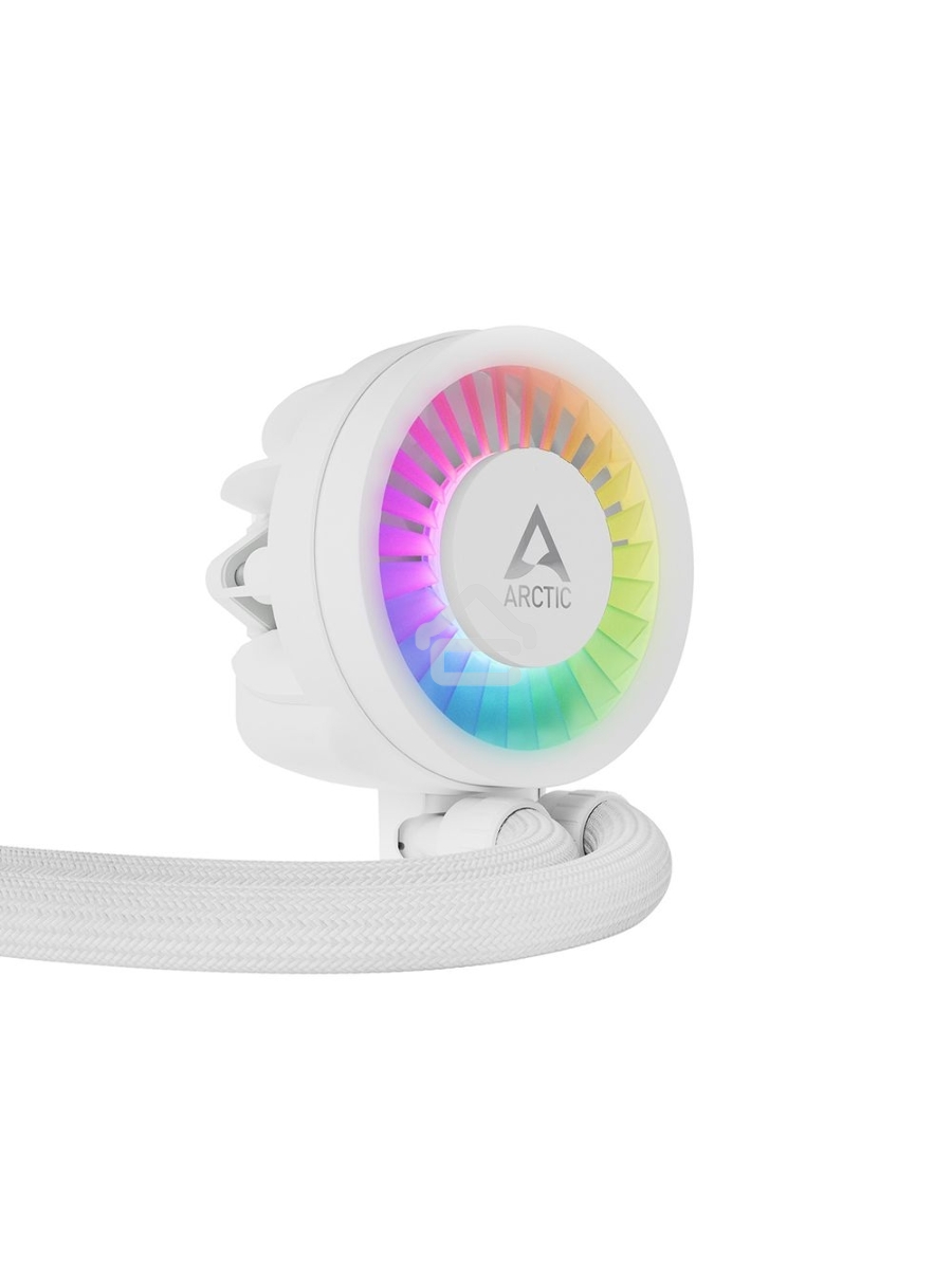 Жидкостная система охлаждения Arctic Liquid Freezer III 240 A-RGB белый, 120 мм, алюминий, 2800 об/мин, 25 дБ, 4 pin, 250 Вт