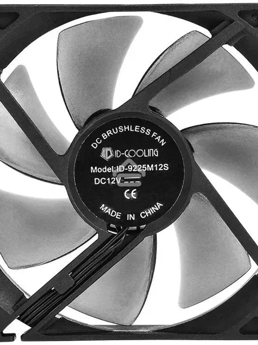 Вентилятор для корпуса ID-Cooling NO-9225-SD черный, 92 мм, 1500 об/мин, 29 дБ, 3 pin