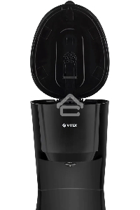 Кофеварка капельная Vitek VT-1528 BK черный, исп. кофе - молотый, 1.25 л, 750 Вт