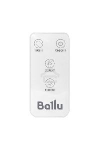 Тепловентилятор Ballu BFH/W-102W, белый, 2000 Вт, 25 м2, таймер