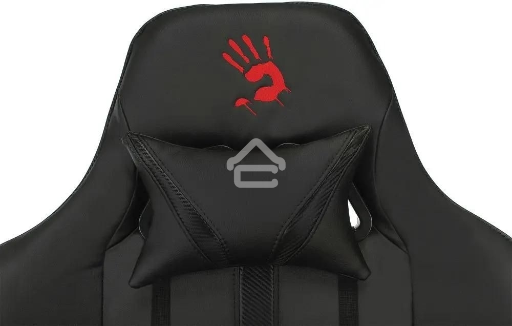 Кресло игровое A4Tech Bloody GC-600, черный, эко.кожа, крестовина металл