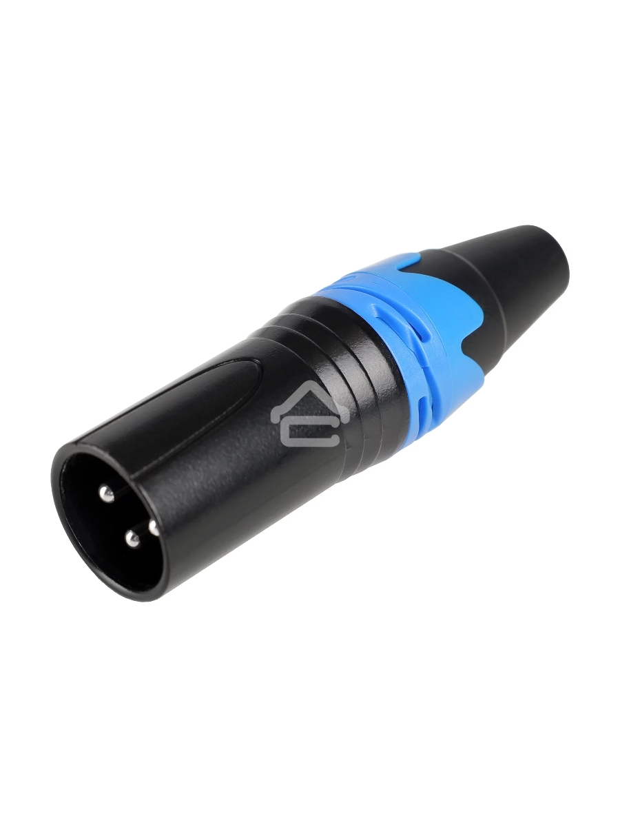Комплект кабельных разъемов Wize WXLR-3PM-5 XLR 3 pin, (вилка), 5 шт. в комплекте