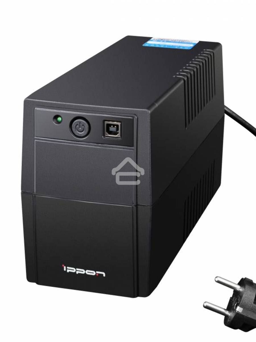 Источник бесперебойного питания Ippon Back Basic 1050 Euro 600Вт 1050ВА черный