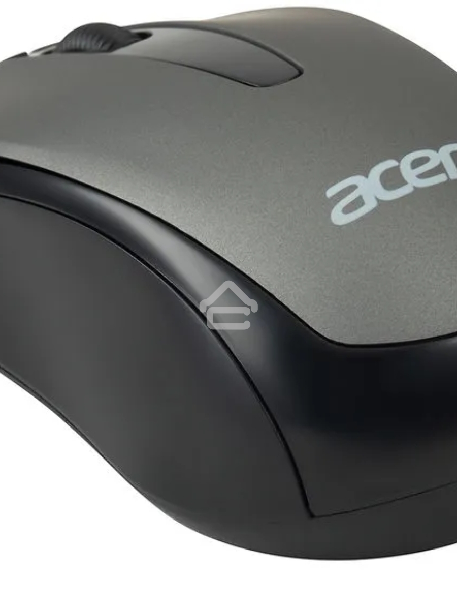 Мышь беспроводная Acer OMR134 серый, 1000 dpi, радиоканал, USB, кнопки - 3