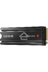 Накопитель SSD Samsung 980 PRO, 1TB, PCIe 4.0 x4, M.2 2280, NVMe, R/W 7000/5000, с радиатором