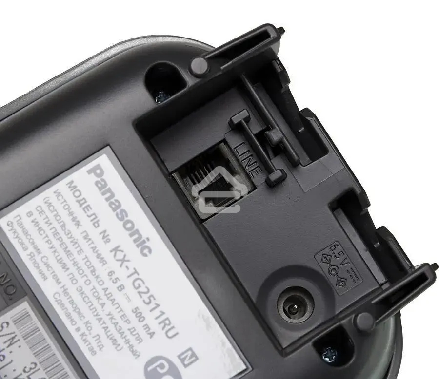 Телефон Panasonic KX-TG2511RUN (платиновый) АОН, Caller ID,спикерфон на трубке,переход в Эко режим одним нажатием