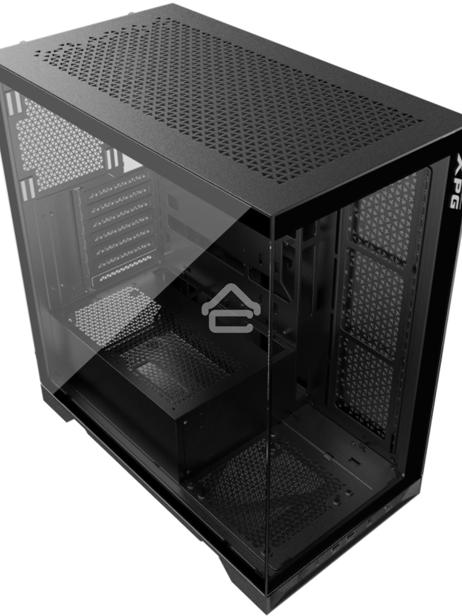 Компьютерный корпус XPG INVADER X BLACK (INVADERXMTWOF-BKCWW) Mid-Tower, Micro-ATX, Mini-ITX, Standard-ATX, USB 3.2 Gen2 Type-A, USB 3.2 Gen2 Type-C