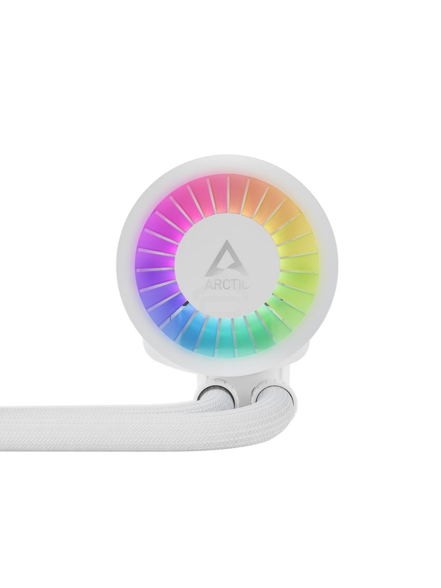 Жидкостная система охлаждения Arctic Liquid Freezer III 240 A-RGB белый, 120 мм, алюминий, 2800 об/мин, 25 дБ, 4 pin, 250 Вт