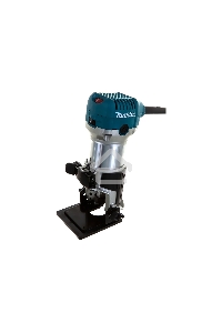 Фрезеры Makita RT0700CX2 Фрезер кромочный,{710Вт,10000-30000об\м,цанга-6-8мм,1.8кг,сум,прям направляющая,погруж и накл подошвы}