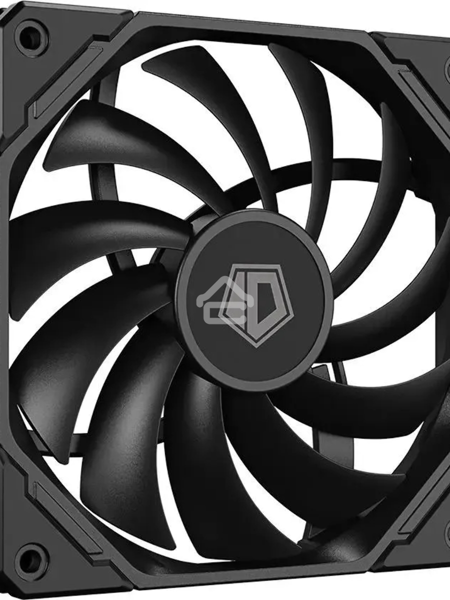 Вентилятор для корпуса ID-Cooling TF-12015-K черный, 120 мм, 2200 об/мин, 32.3 дБ, 4 pin