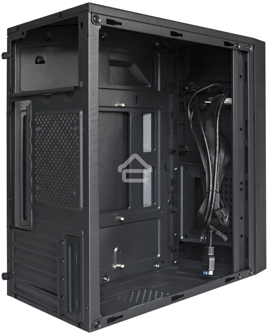 Компьютерный корпус Minitower ExeGate BAA-109U2-UN500 (mATX, БП UN500 с вент. 12см, 2*USB+2*USB 3.0, аудио, черный)