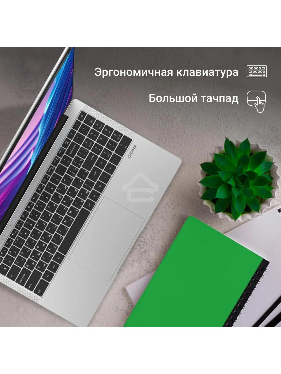 Ноутбук Digma EVE P5416 Pentium Silver N5030 4Gb SSD128Gb Intel UHD Graphics 600 15.6