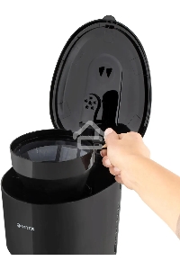 Кофеварка капельная Vitek VT-1528 BK черный, исп. кофе - молотый, 1.25 л, 750 Вт