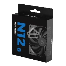 Вентилятор для корпуса Alseye N12-B черный, 120 мм, 1800 об/мин, 37.8 дБ, 4 pin