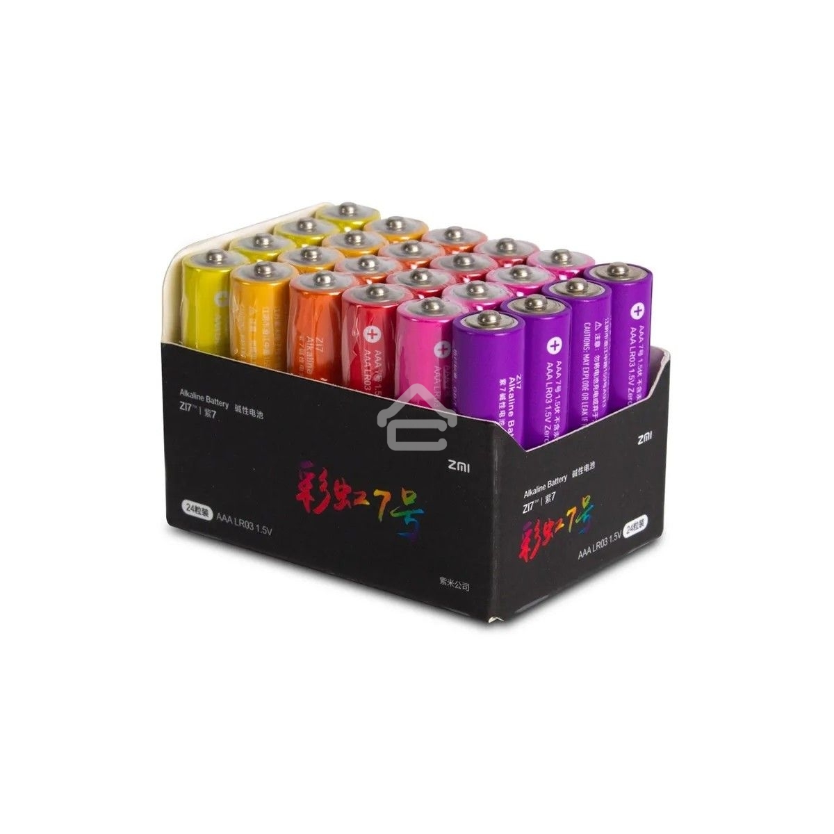 Батарея CUKTECH AAA rainbow alkaline 24 pellet