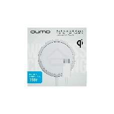 Беспроводное сетевое зарядное устройство Qumo Qi15w (Charger 0046) c поддержкой MagSafe для iPhone