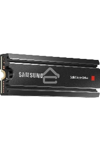 Накопитель SSD Samsung 980 PRO, 1TB, PCIe 4.0 x4, M.2 2280, NVMe, R/W 7000/5000, с радиатором