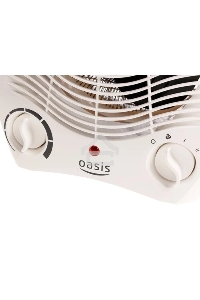 Тепловентилятор Oasis SB-20R белый, 2000 Вт, 20 м2