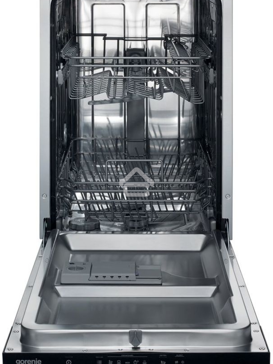 Встраиваемая посудомоечная машина Gorenje GV520E15, черная панель управления, 44.8 см, 9 компл., 47 дБ, класс A++