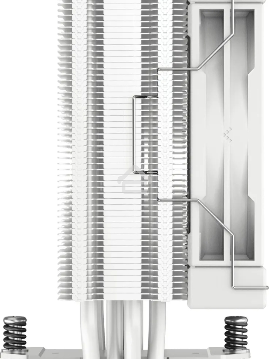 Кулер для процессора DEEPCOOL AK400 WH белый, 120 мм, алюминий/медь, 1850 об/мин, 29 дБ, 4 pin, 220 Вт, 155 мм