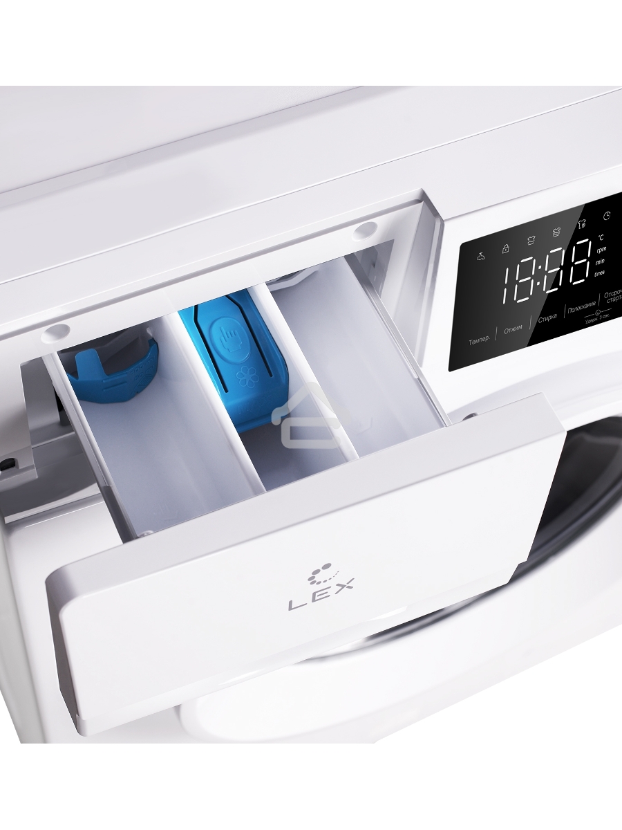 Стиральная машина LEX LWM08012WID (CHKO100008) белый, загрузка фронтальная 8 кг, 1200 об/мин., класс: A+++