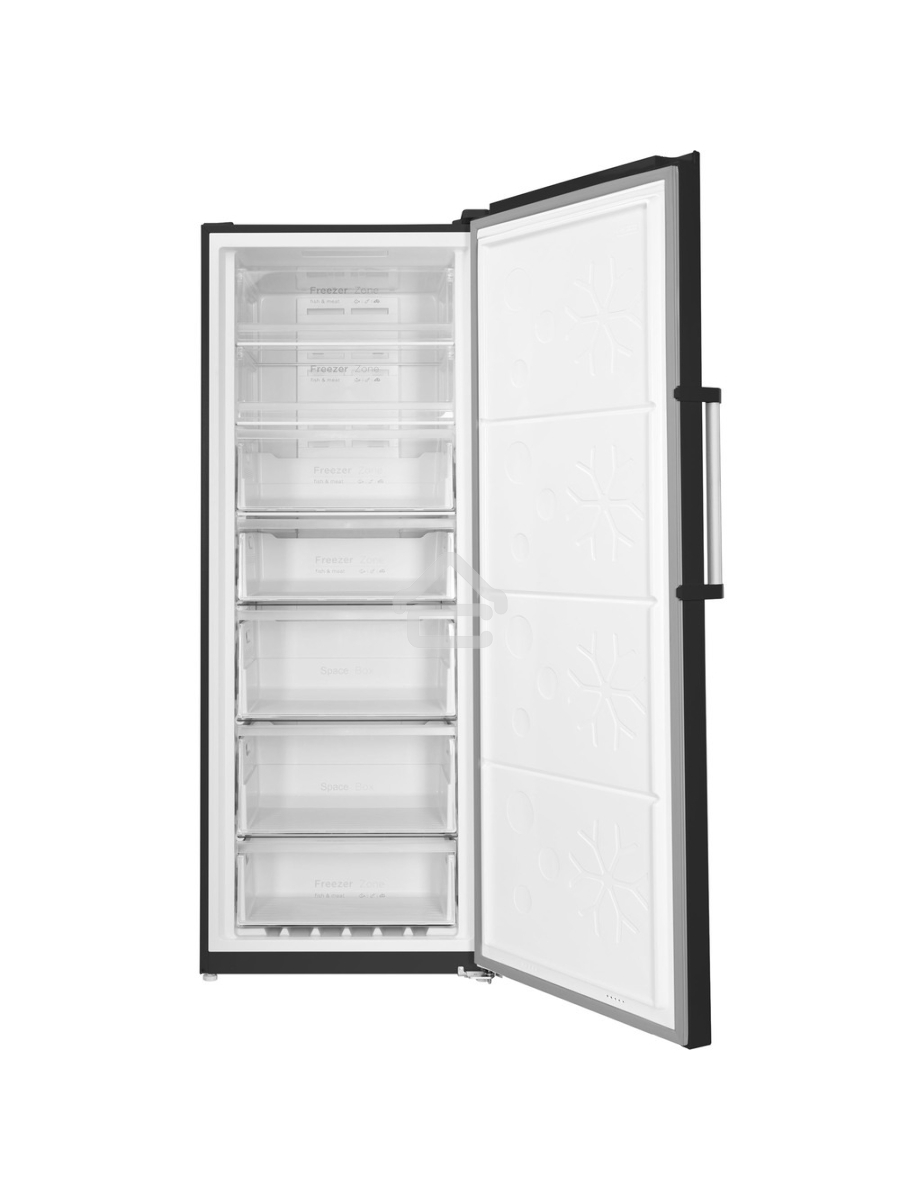 Морозильная камера Maunfeld MFFR185SB, черный, 380л, 7 ящиков