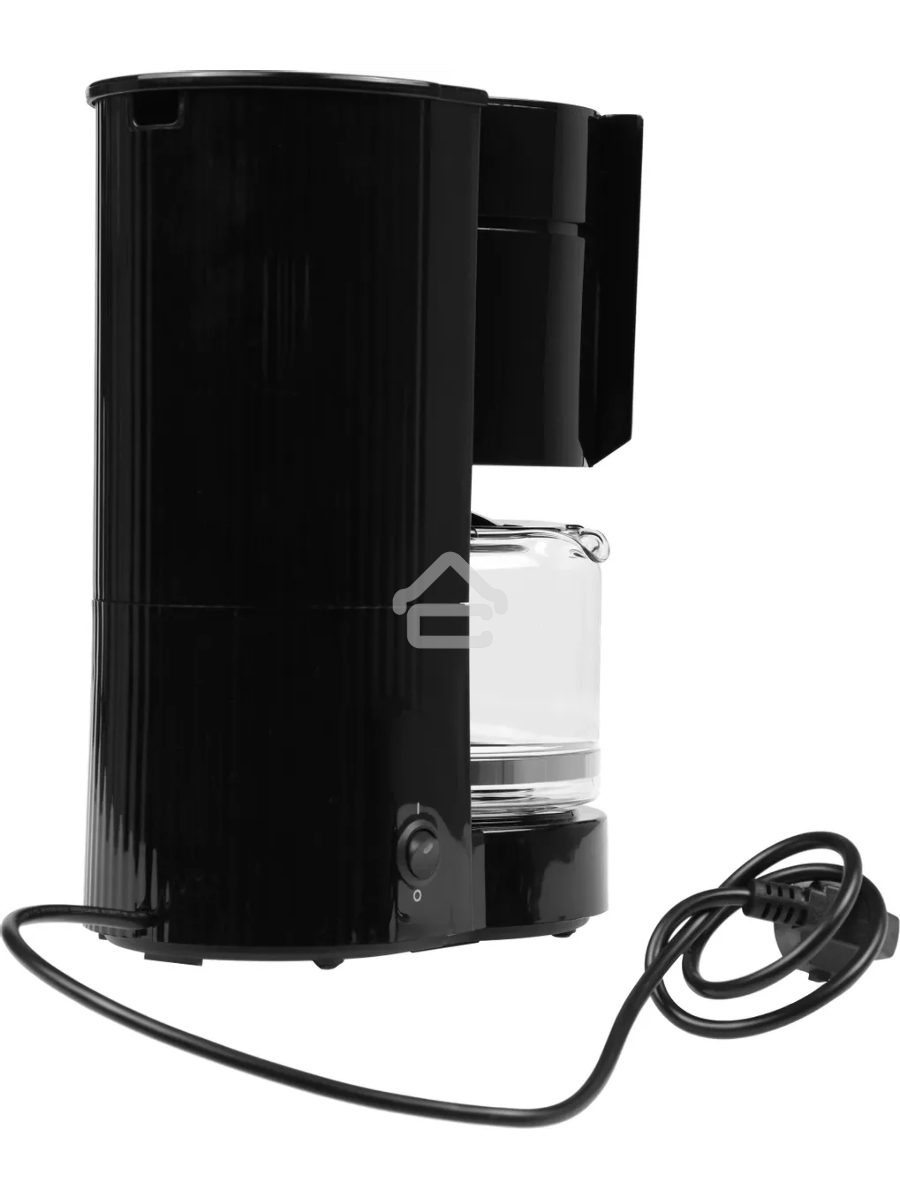 Кофеварка капельная Moulinex FG121811 чёрный, молотый, 1.1 л, 800 Вт.